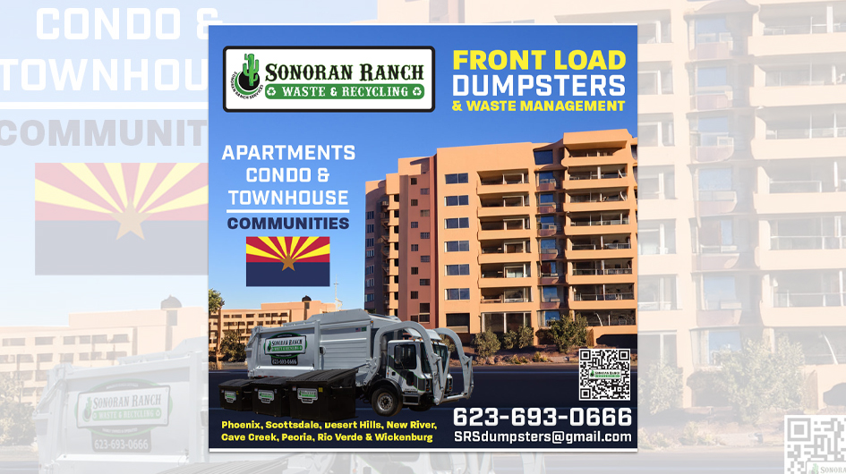 Dumpster rentals available for Apartments, Condos and Townhouses