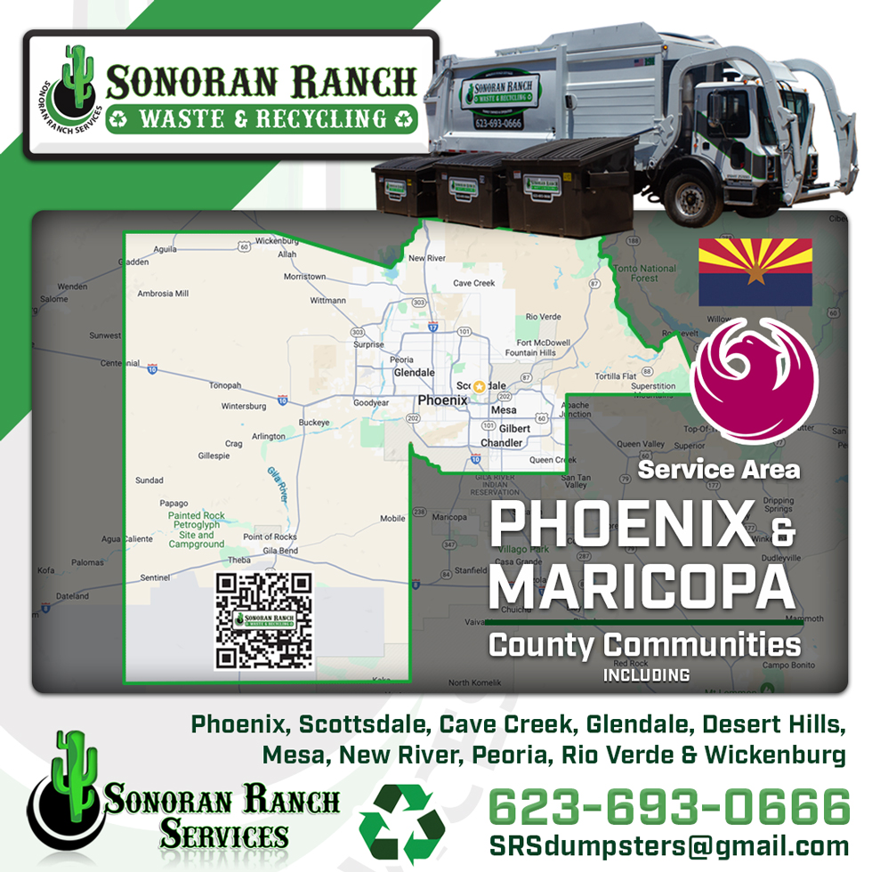 Sonoran Ranch Services - Service Areas - Phoenix and Maricopa County communities 